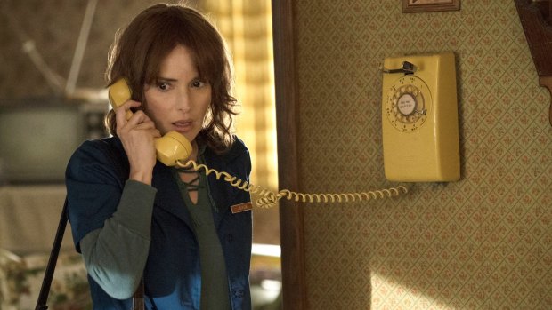 Winona Ryder stars in the compelling  series <i>Stranger Things</i>.