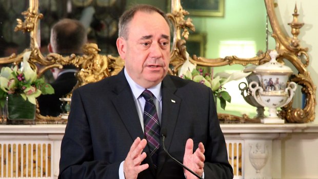 Other avenues to independence: Scotland's First Minister Alex Salmond.