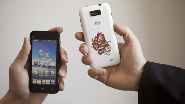 Xiaomi M1 smart phones running the MIUI operating system.