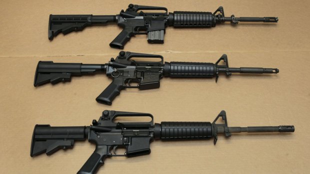 AR-15 assault rifles: Omar Mateen used one, purchased legally, to kill 49 people in Orlando.