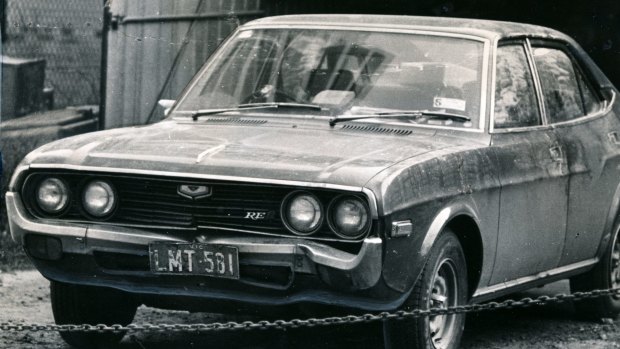 Margaret  Elliott's red Mazda was found in David Street, Box Hill, with blood on the seat and car door. 