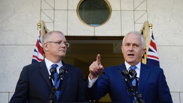 Prime Minister Malcolm Turnbull and Treasurer Scott Morrison announce a royal commission into the banking sector.