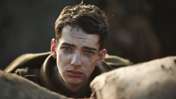 Kodi Smit-McPhee in Channel Nine's <i>Gallipoli</i>.