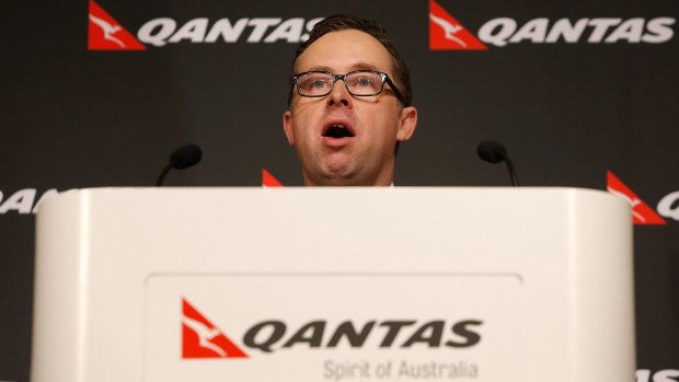 Head on the block: Qantas chief executive Alan Joyce.