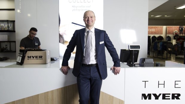 Chief executive Richard Umbers is making big changes at Myer.