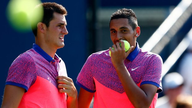 Bernard Tomic and Nick Kyrgios