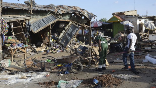 In a separate incident, a suicide bomber hit a market in Maiduguri earlier this week.