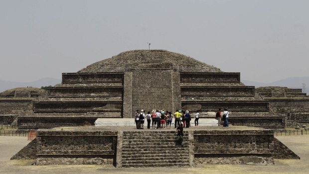 The Pyramid of the Sun is one of the few remnants of the mighty fallen Teotihuacan civilisation.