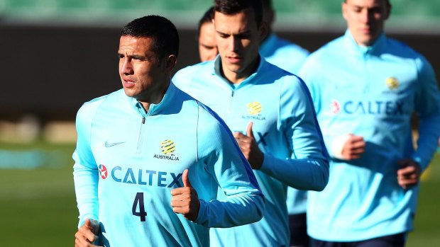 Keeping on: Tim Cahill wants to still be playing for the Socceroos at the 2018 world cup in Russia.