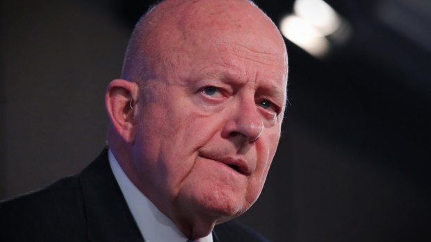 James Clapper, former US director of national intelligence, addressed the National Press Club in Canberra on Tuesday.
