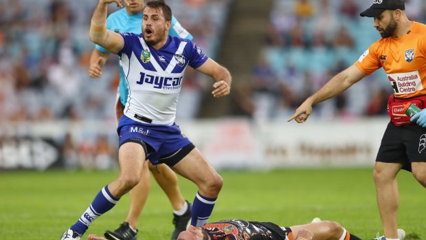 Pull your head in: Josh Reynolds has called for NRL fans to behave better after he was unfairly targeted after Robbie Farah's injury.