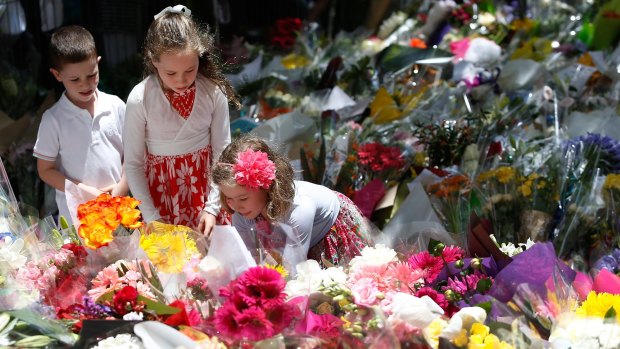 Martin Place: As the sea of flowers bloomed a city stood together.