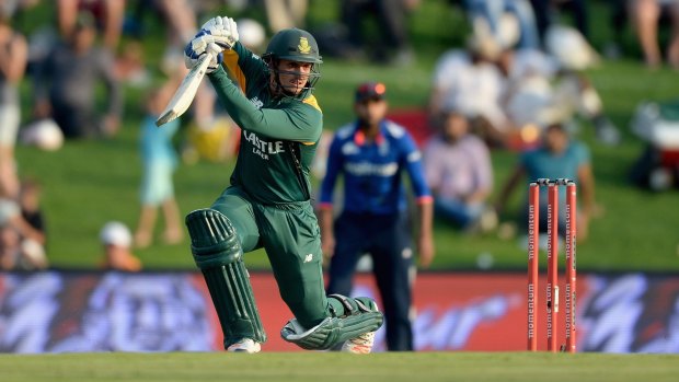 Quinton de Kock of South Africa was in sparkling form against England in the third one-day international.