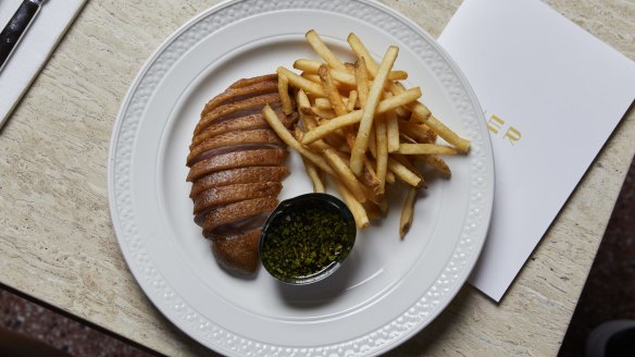 Don't miss the duck frites at Her Bar in the city. 
