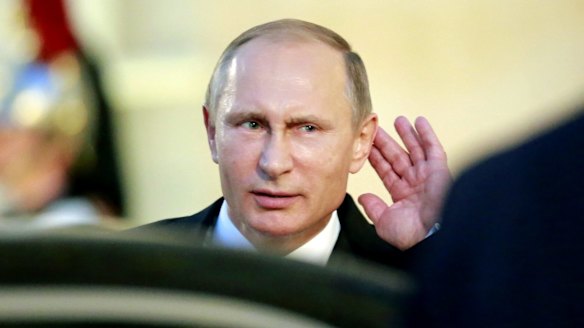 Listening? Although Vladimir Putin ruled out sending ground forces to Syria, a Kremlin official said veterans who fought in eastern Ukraine would likely start showing up as "volunteers".