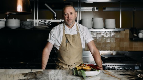 Joel Bickford of Shell House in Sydney will be cooking coal-roasted marron and a croc monsieur among other dishes in the Mumm pavilion. 