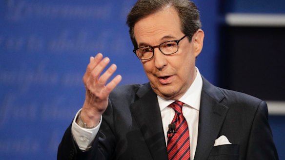 Moderator Chris Wallace of Fox News.