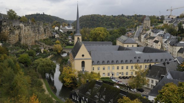 The low city in Luxembourg City. The country is trying to be known for something other than being a tax haven.