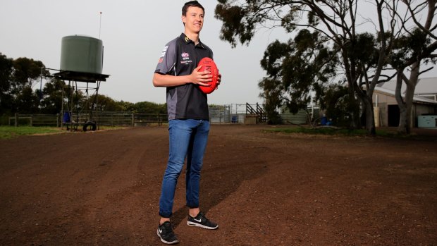 AFL Draft 2016. Pictured - South Warrnambool and Ballarat Rebels player Hugh McCluggage is confident of being selected at the AFL Draft. Picture: Rob Gunstone