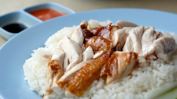 Hainanese chicken rice: The dish Singapore has made its own.