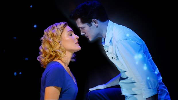 Happy medium: Jemma Rix and Rob Mills do well enough in Ghost the Musical.