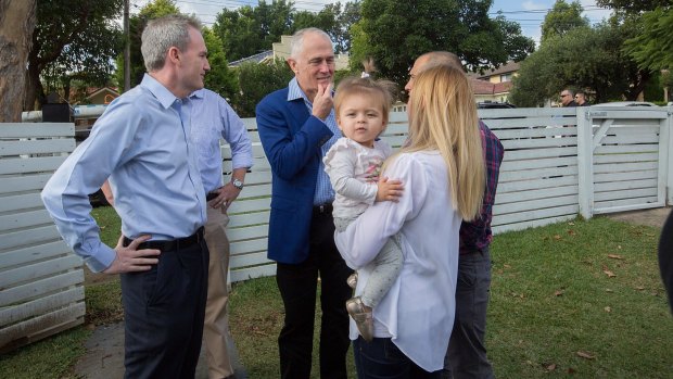 Mr Turnbull used the tax deduction one-year-old Addison Mignacca, of Penshurst, was getting to help her buy a home to justify making no change to negative gearing.