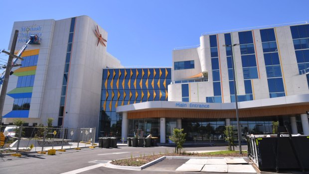 The Monash Children's Hospital in Clayton, in Melbourne's south-east.
