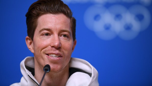 Shaun White faced questions about a sexual harassment lawsuit after winning gold in the snowboard halfpipe.