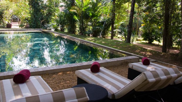 The Wallaww by Teardrop Hotels. A swim in the pool in the tropical gardens is just the cure for jet lag.
