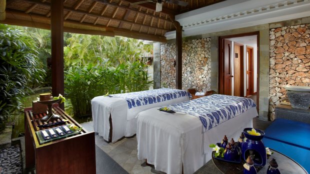 Treatment room at The Oberoi.