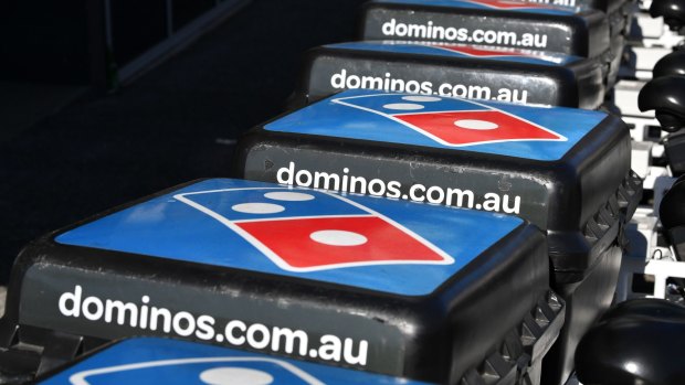 Domino's said it would not buy shares during the executive trading window. 