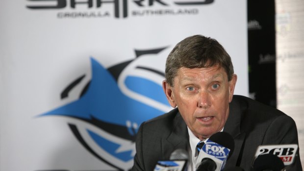 Request denied: Sharks boss Lyall Gorman's bid for a home final failed.