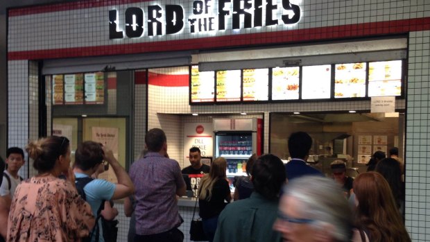 Lord of the Fries has opened  in a hole-in-the-wall on William Street.