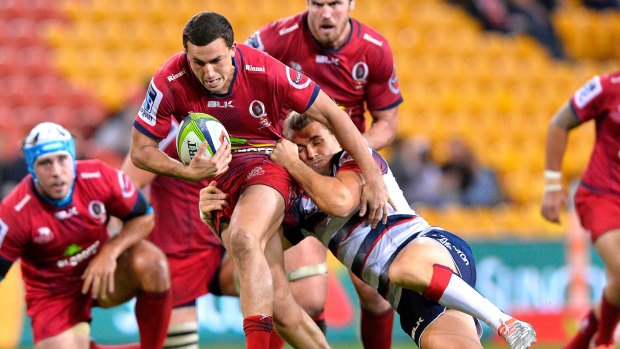 Tom Banks made his Super Rugby debut for the Queensland Reds two years ago.
