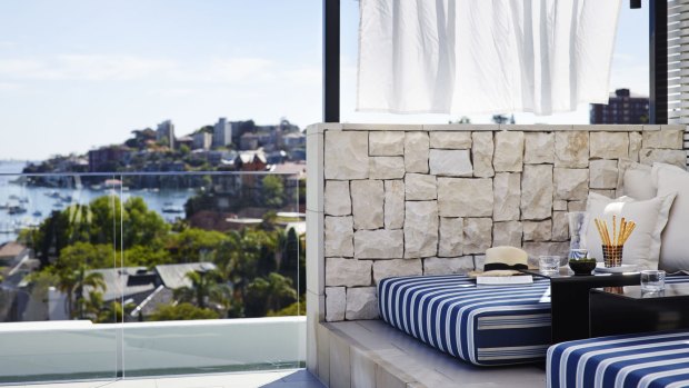 InterContinental Sydney Double Bay's sweeping rooftop. 