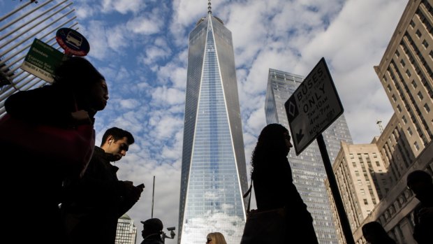 One World Trade Centre in New York stands where the Twin Towers fell.