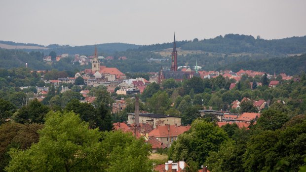 The potential discovery has drawn hordes of treasure seekers to look for the loot in the hilly forests around the town of Walbrzych, near the Czech border.
