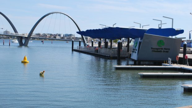 The water at Elizabeth Quay has been deemed 'unsatisfactory for swimming' by a national event.
