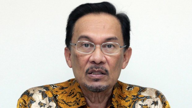 Jailed icon: Malaysian opposition leader Anwar Ibrahim.