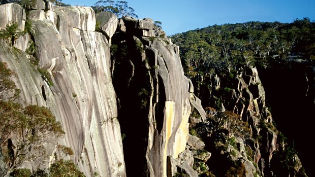 Buffalo Gorge, where a 24-year-old club member fell 20 metres while abseiling in April. 