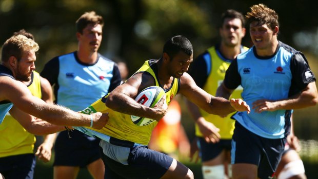 Home-grown: Kurtley Beale, born in Blacktown, is one of 33 players in the Waratahs' squad born in NSW.