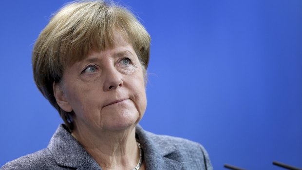 The German response "can make us proud," Chancellor Angela Merkel said.