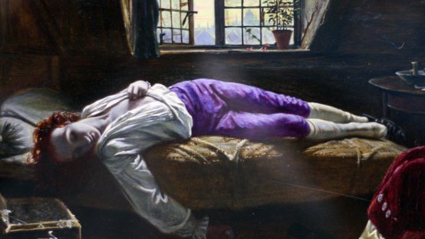 The Death of Chatterton by Henry Wallis,  in the Birmingham Art Gallery.