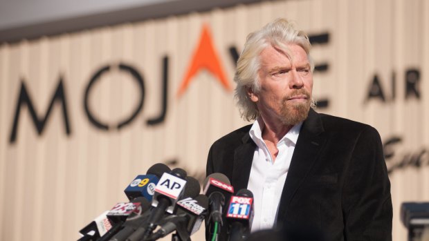 We will continue: Virgin Galactic founder Richard Branson has saluted the bravery of test pilots but has also made comments that suggest the crash was the pilots' fault.