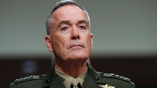 Joint Chiefs of Staff chairman General Joseph Dunford said it was a delicate time.