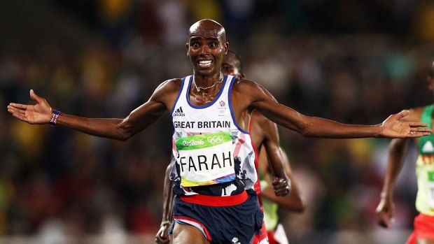 Four-time Olympic gold medallist Mo Farah of Great Britain may not be able to compete in the United States.