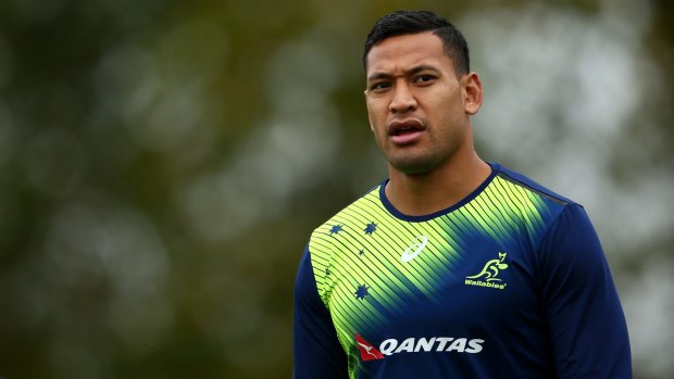 Late inclusion: Israel Folau is set to play.