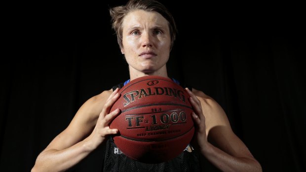 Staying power: Canberra Capitals veteran Jess Bibby will play on in 2015-16.