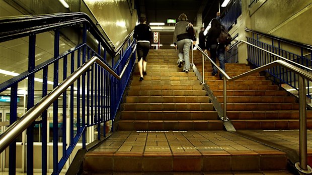 Many train stations lack lifts making it difficult for people with disabilities or injuries to access public transport.