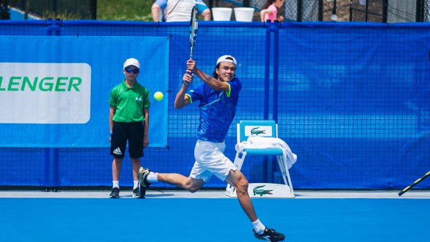 Taro Daniel will play in the men's final at the Canberra International.
